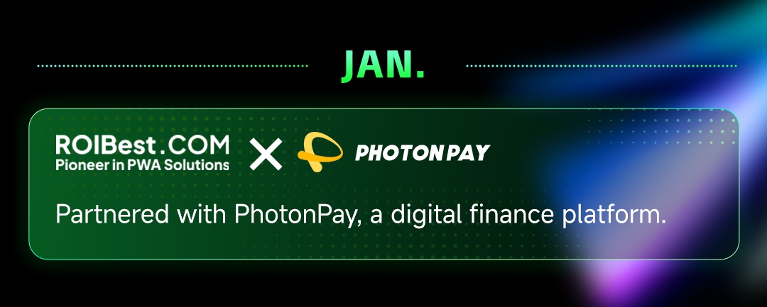 Jan. we partnered with Photonpay
