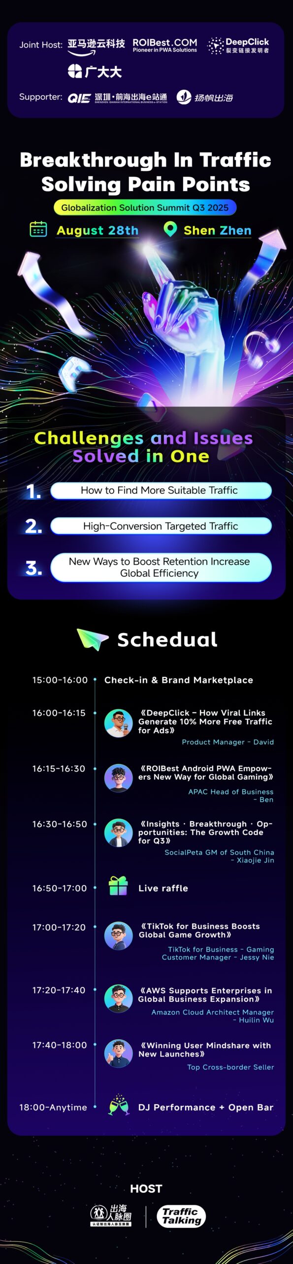 Global traffic summit agenda